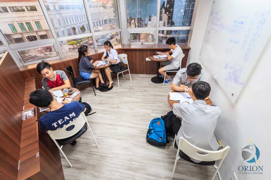 Group of Student Studying in Orion Tuition Centre