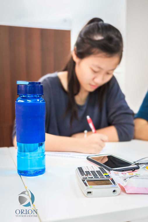 Student Studying in Orion Tuition Centre